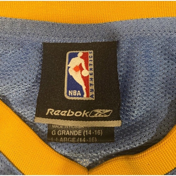 Reebok NBA Authentics Denver Nuggets Carmelo Anthony Basketball Jersey Youth LG‎ - Picture 2 of 10
